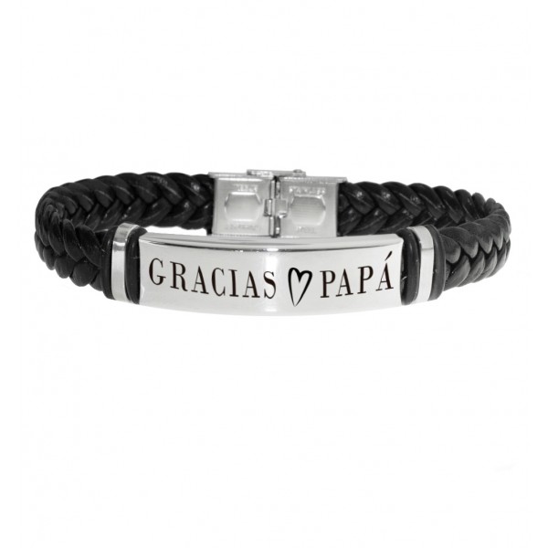 Pulsera Papá acero inox - Karissma