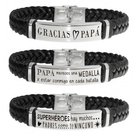 Pulsera Papá acero inox - Karissma