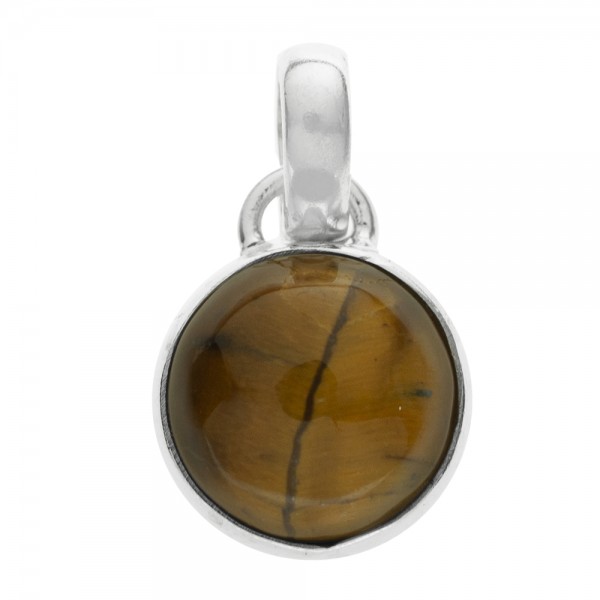 Colgante XS piedra redonda Plata de Ley - Karissma