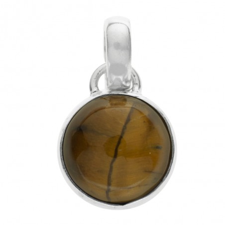 Colgante XS piedra redonda Plata de Ley - Karissma