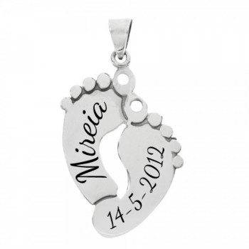 Colgante pies Plata de Ley - Karissma 2