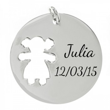Colgante nacimiento niña Plata de Ley - Karissma