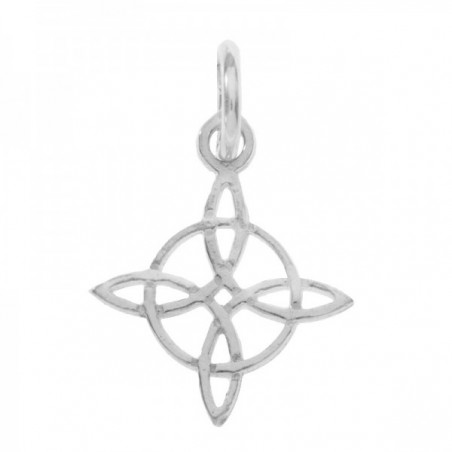 Colgante mini nudo de bruja Plata de Ley - Karissma