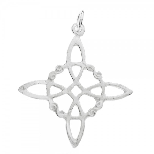 Collar Nudo de Bruja Plata de Ley | Karissma