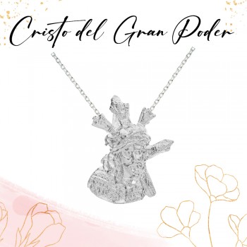 Medalla Cristo del Gran Poder Plata de Ley | Karissma