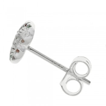 Pendientes mini corazón con circonitas Plata de Ley - Karissma 2