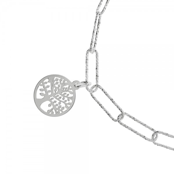 Pulsera eslabón cadena con amuletos Plata de Ley | Karissma