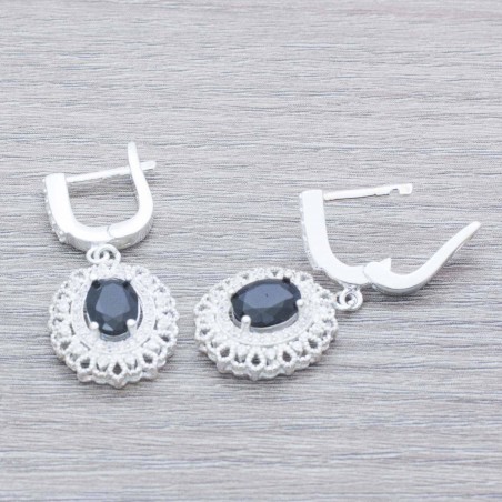 Pendientes cierre catalán Plata de Ley 925