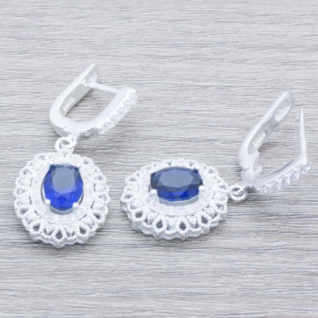 Pendientes cierre catalán Plata de Ley 925