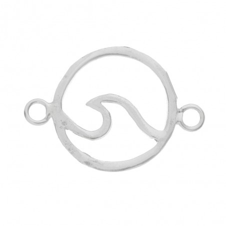 Entrepieza ola calada Plata de Ley 925 - Karissma