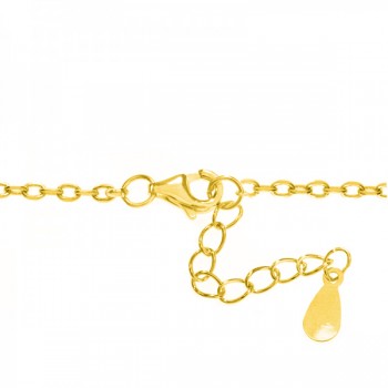 Collar infinito dorado Plata de Ley | Karissma 2