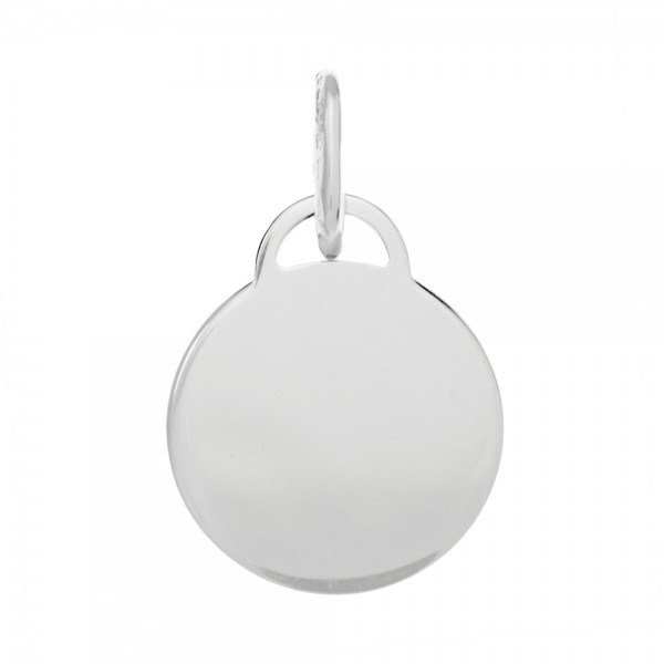 Colgante chapa para grabar Plata de Ley - Karissma