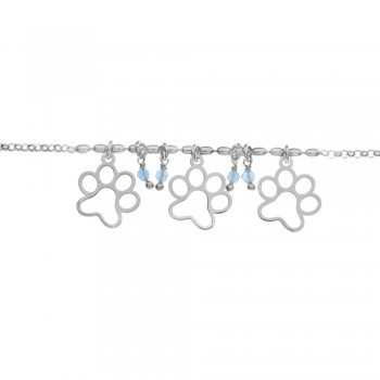 Pulsera triple huella Plata de Ley | Karissma 2