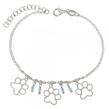 Pulsera triple huella Plata de Ley | Karissma