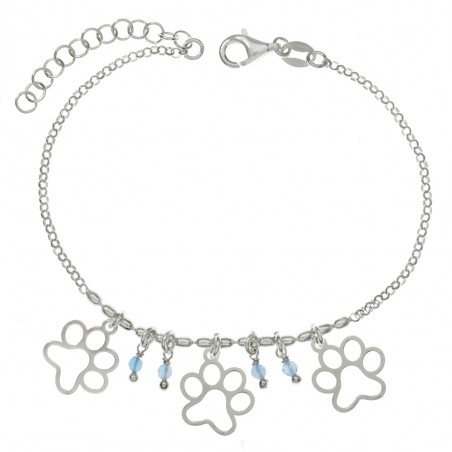 Pulsera triple huella Plata de Ley | Karissma