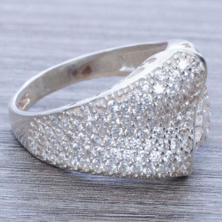 Anillo calado cinta Plata de Ley 925