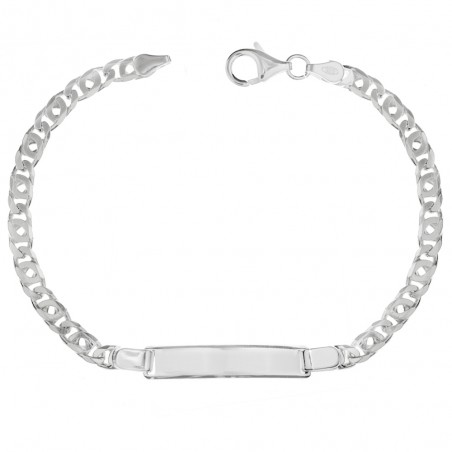 Pulsera esclava eslabón entrelazado Plata de Ley | Karissma
