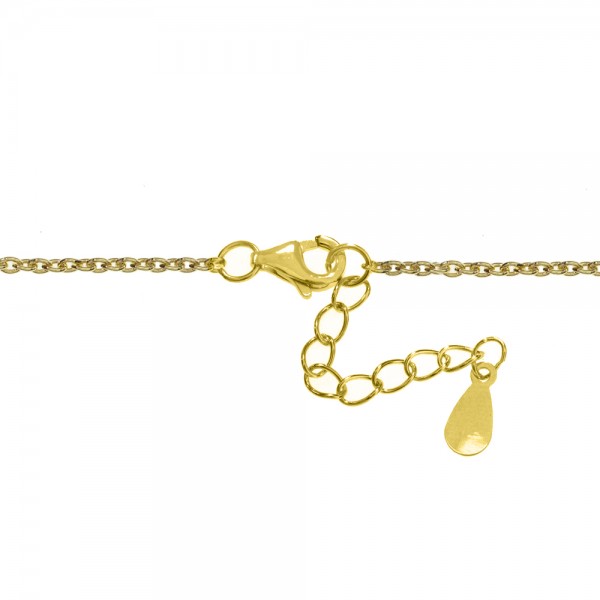 Collar corbatero con brillo & infinito Plata de Ley | Karissma