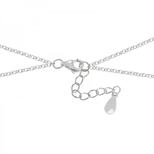 Collar doble con estrellas Plata de Ley | Karissma