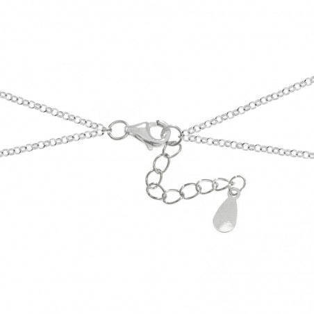 Collar doble con estrellas Plata de Ley | Karissma