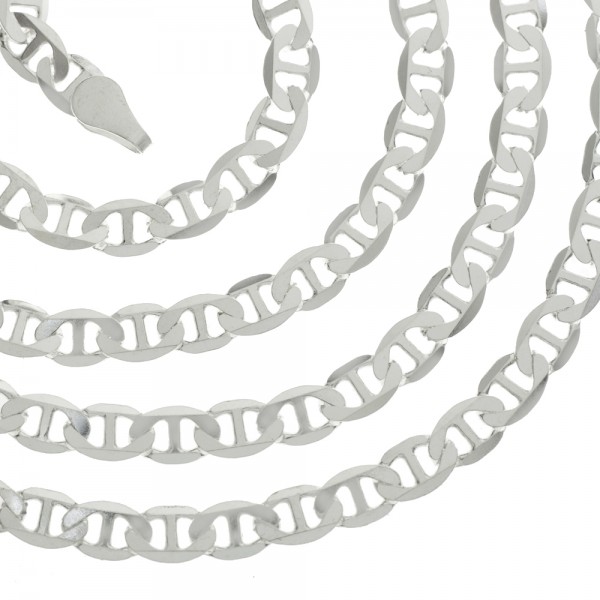 Collar Banana hombre de Plata de Ley | Karissma