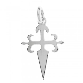 Colgante cruz de Santiago Plata de Ley - Karissma