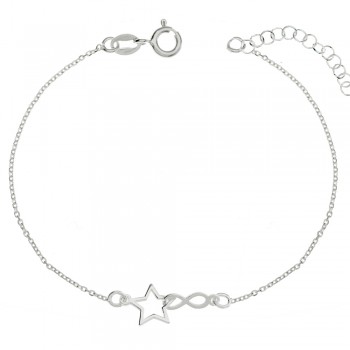 Pulsera estrella & infinito Plata de Ley | Karissma