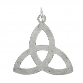 Colgante nudo de la Trinidad o triqueta Plata de Ley - Karissma