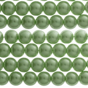 Tira perlas de cristal verde - Karissma