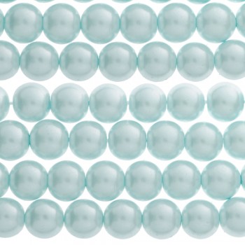 Tira perlas de cristal celeste - Karissma