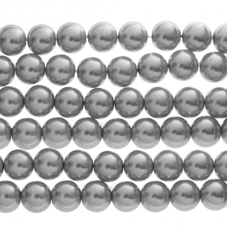 Tira perlas de cristal gris - Karissma