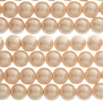 Tira perlas de cristal rosa - Karissma