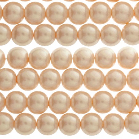 Tira perlas de cristal rosa - Karissma