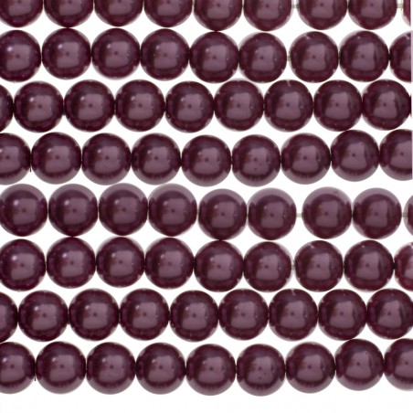 Tira perlas de cristal morado - Karissma