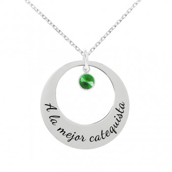 Colgante A la mejor Catequista Plata de Ley | Karissma 2