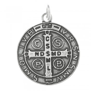 Escapulario San Benito Plata de Ley - Karissma 2