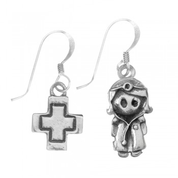 Pendientes para doctora Plata de Ley - Karissma