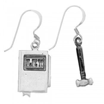 Pendientes de la abogada Plata de Ley - Karissma