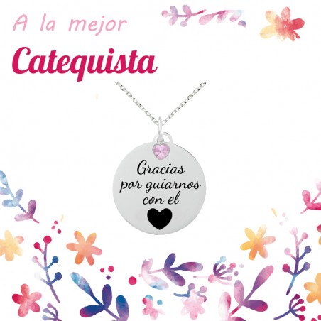 Colgante para Catequista Plata de Ley | Karissma