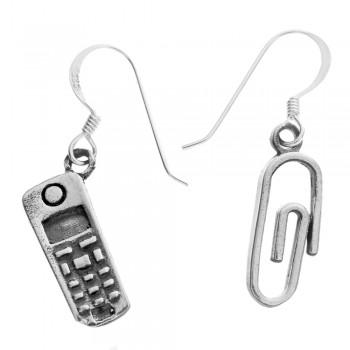 Pendientes Recepcionista Plata de Ley - Karissma