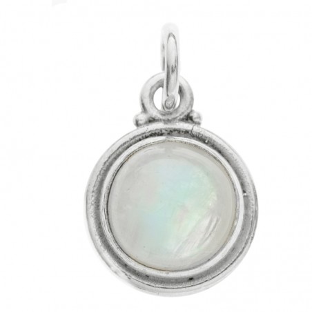 Collar piedra de luna horóscopo Tierra Plata de Ley - Karissma