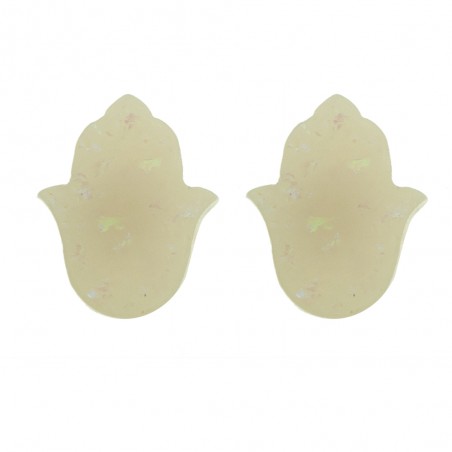 Pendientes mano de Fátima Plata de Ley - Karissma