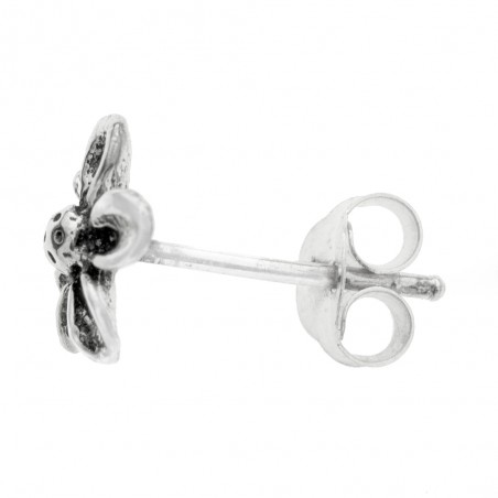 Pendientes mini flor Plata de Ley - Karissma