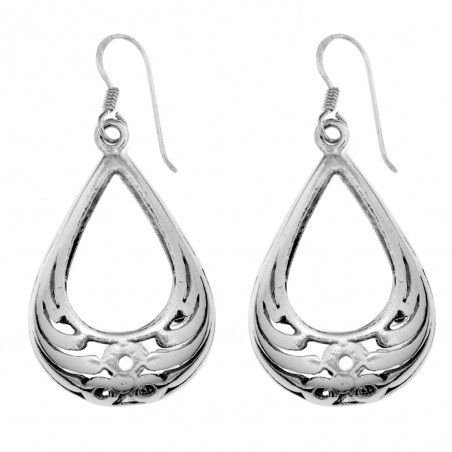 Pendientes arabesco gota Plata de Ley - Karissma