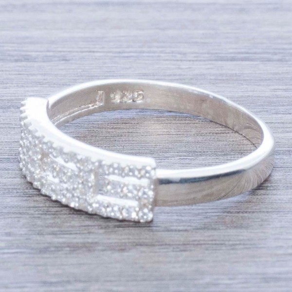 Anillo cinta calada Plata de Ley 925