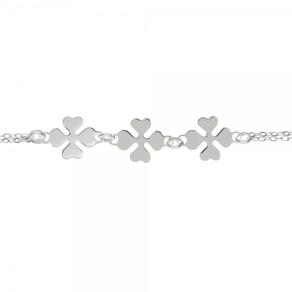 Pulsera eslabón cadena con estrella Plata de Ley| Karissma