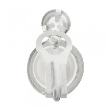 Pendientes clip con perla Plata de Ley - Karissma 2