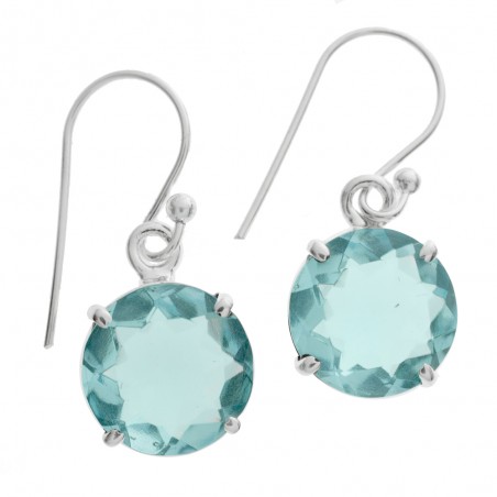 Pendientes aguamarina Plata de Ley - Karissma