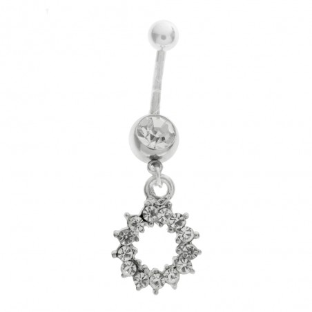 Piercing ombligo sol acero - Karissma