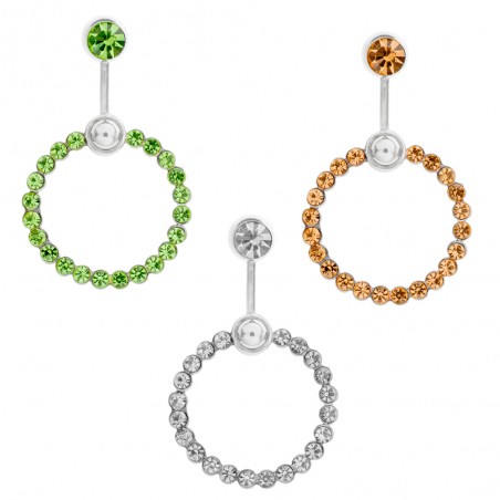 Piercing ombligo círculo de acero - Karissma